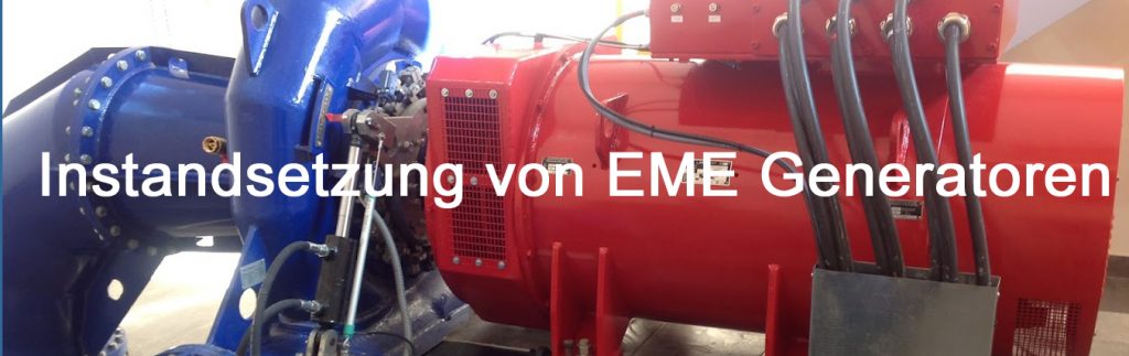 EME Elektromaschinenbau Ettlingen Generator Umformer Instandsetzung Reparatur Revision