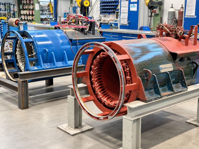 Instandsetzung von Marelli Generatoren aus Blockheizkraftwerken BHKW