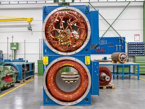 Revision und Instandsetzung von Generatoren aller Hersteller - momac Group Moers, u.a. ABB, Winergy, Loher, Leroy-Somer, VEM, Siemens